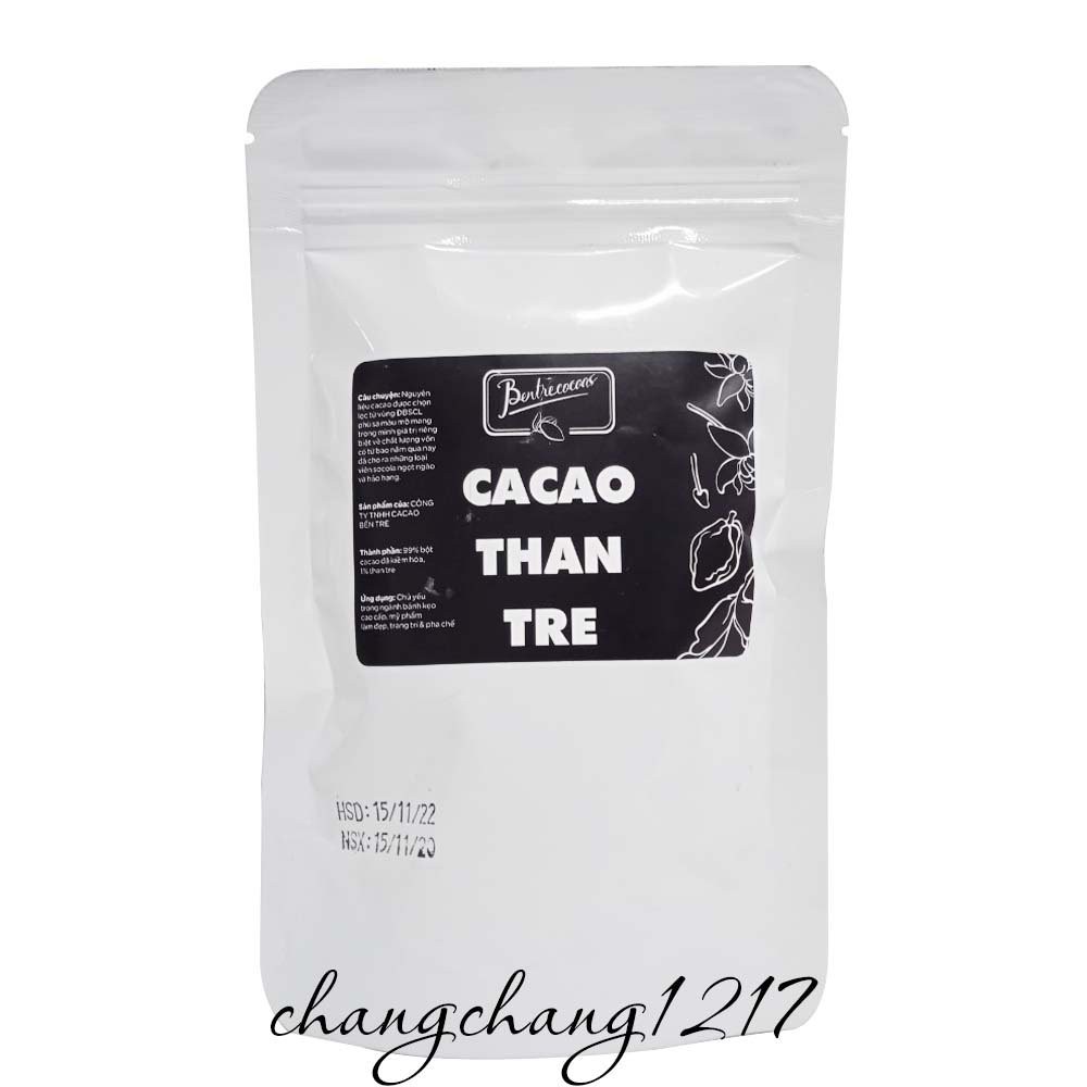 Bột Cacao Than Tre Bến Tre Gói 100gr