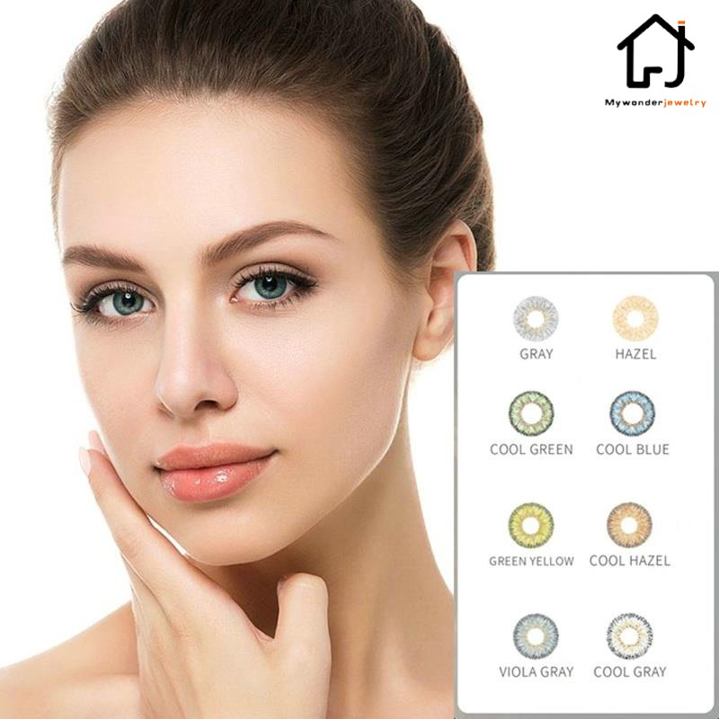 Kính áp tròng dòng Xiyou màu xanh dương cỡ lớn 14.20mm 0 độ
