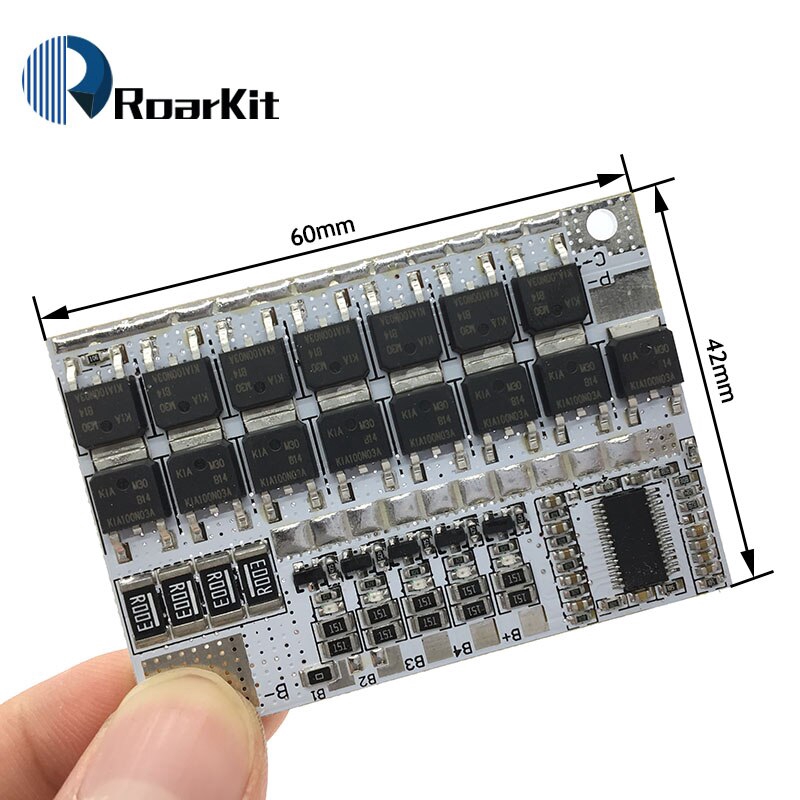 Bảng Mạch Sạc Pin Lithium 3s 4s 5s Bms 12v 21v 100a Li-Ion Lmm