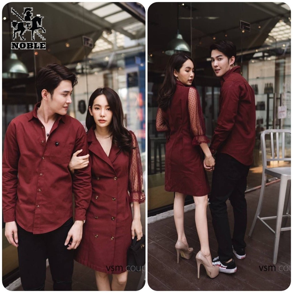 [Freeship] Set đồ đôi nam nữ thiết kế thanh lịch đi dự tiệc thời trang Noble TN158 (kèm ảnh thật)