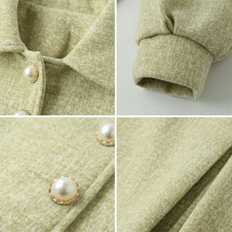 Áo dạ dáng dài xinh xinh