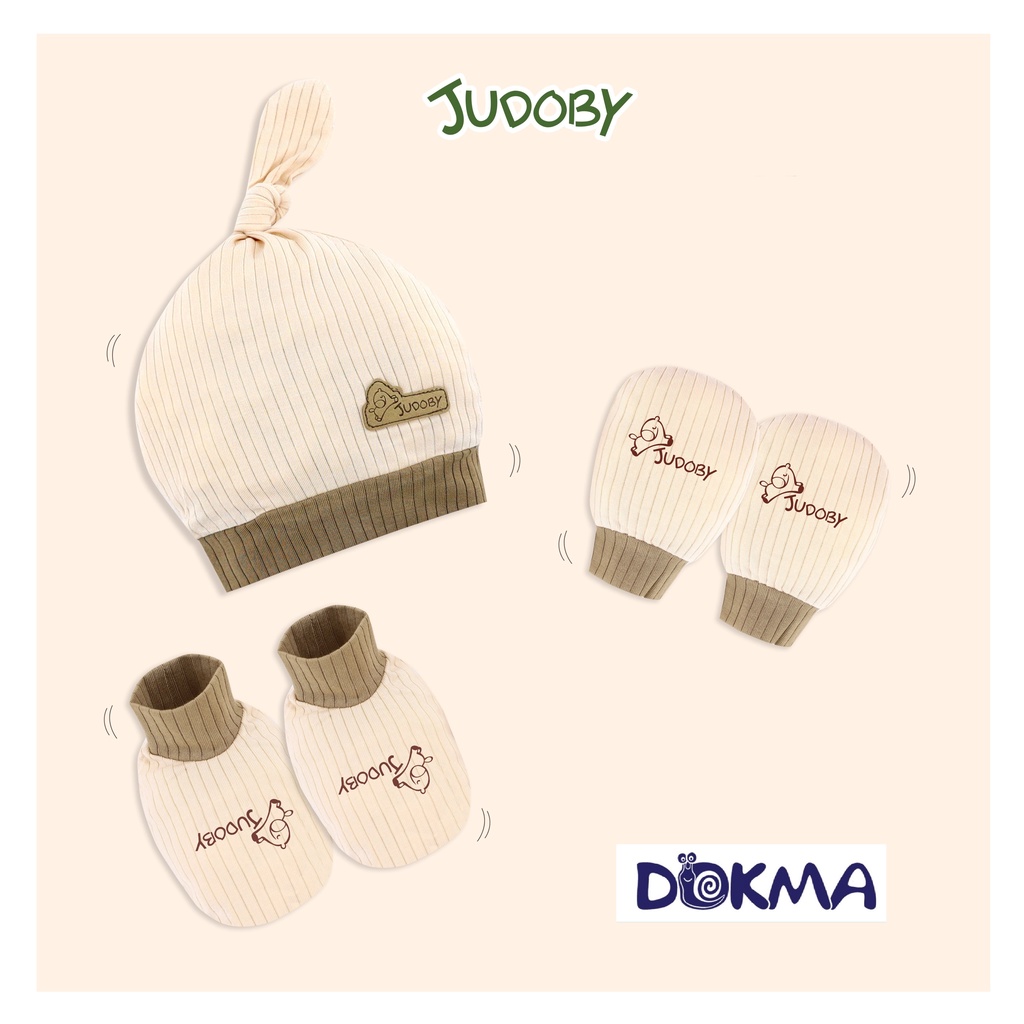 JS207 Set mũ + bao tay chân bo của công ty TNHH Dệt May DOKMA (NB-3M)