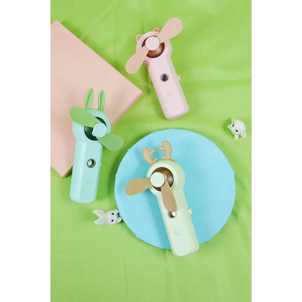 [2 IN 1] Quạt Phun Sương Mini Cầm Tay Mùa Hè Siêu Bền Đẹp - Moncase