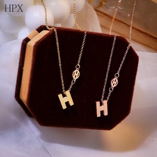 Dây chuyền mặt chữ phong cách thời trang Hàn Quốc 2021
