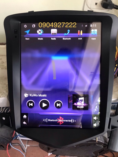 Màn hình android Testla theo xe Cruize