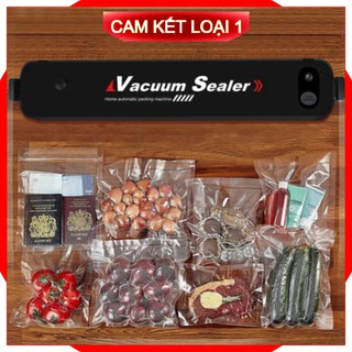 Máy ép miệng túi nilon 2in1 máy hút chân không hàn mép tự động Vacuum Sealer