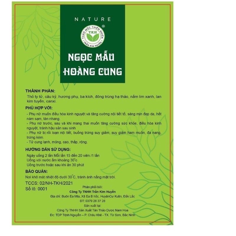 NGỌC MẪU HOÀNG CUNG TKH