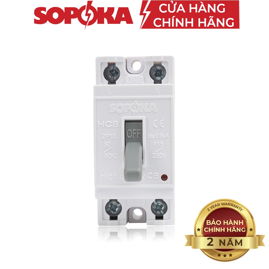 Aptomat chất lượng cao SOPOKA HCB 25A-30A - 40A