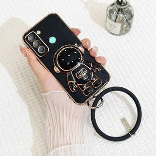Ốp Điện Thoại Silicon Hình Phi Hành Gia Có Dây Đeo Cho Tecno Pop 5 Lte BD4 BD4i BD4a