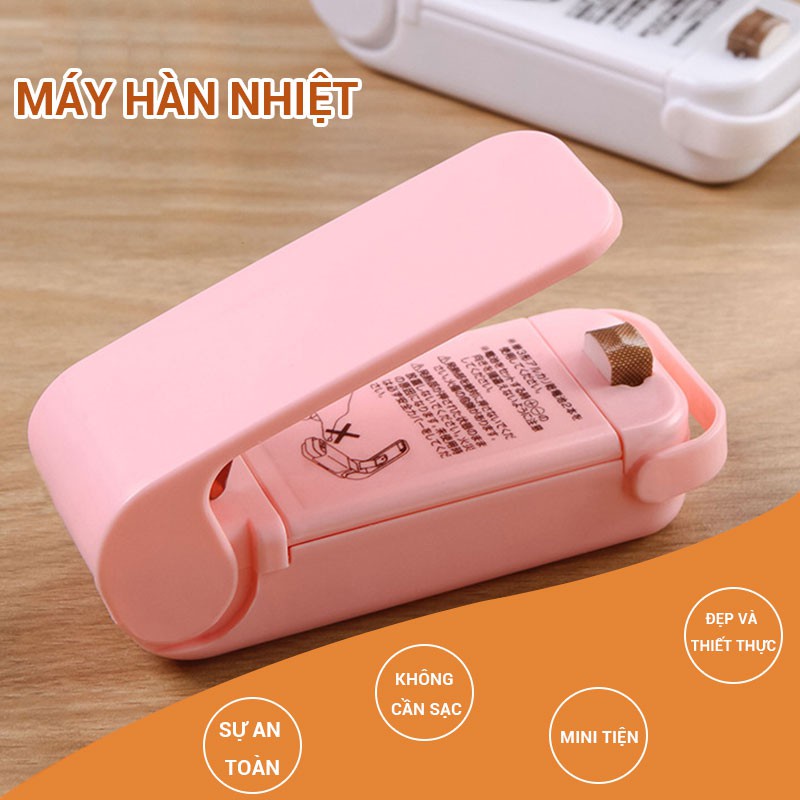 Máy hàn miệng túi mini máy niêm phong thực phẩm tiện lợi nhỏ gọn cho gia đình