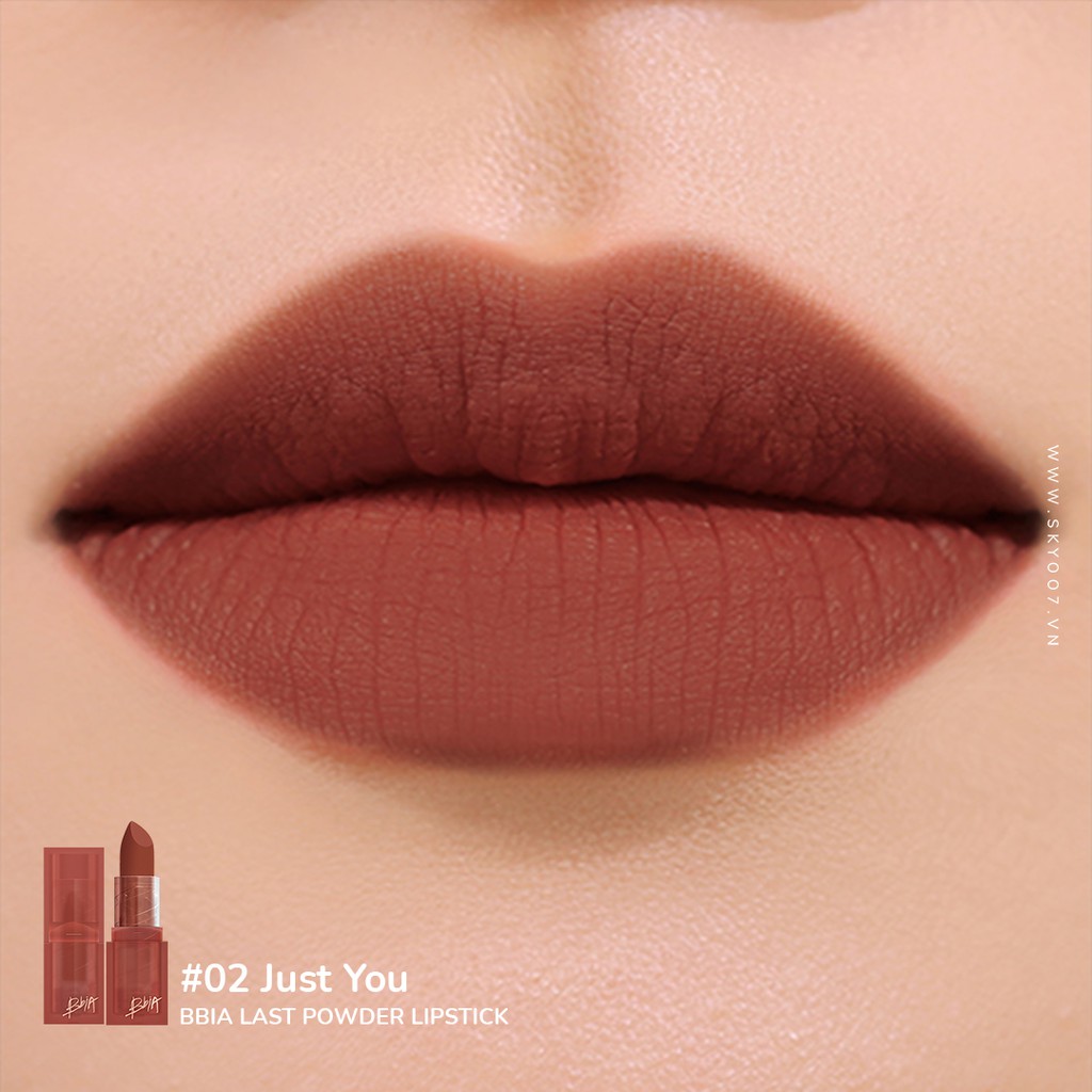 Combo full set 6 Son thỏi Bbia Last Powder Lipstick 3.5g/thỏiTẶNG 1 túi trang điểm hologram 3g - BBia Official Store | BigBuy360 - bigbuy360.vn