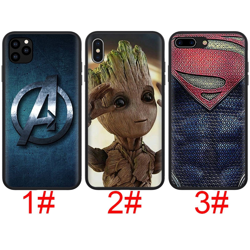 Ốp lưng hình Deadpool Iron Man Marvel Avengers cho Apple iPhone 11 Pro XS Max XR X 8 7 6S 6 Plus 5S 5 SE 2020