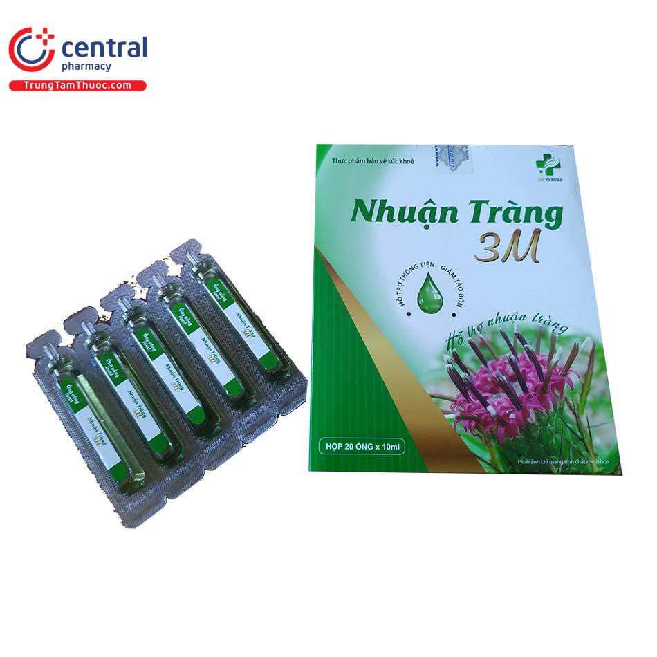 NHUẬN TRÀNG 3M - Hỗ trợ thông tiện, giảm táo bón cho bé