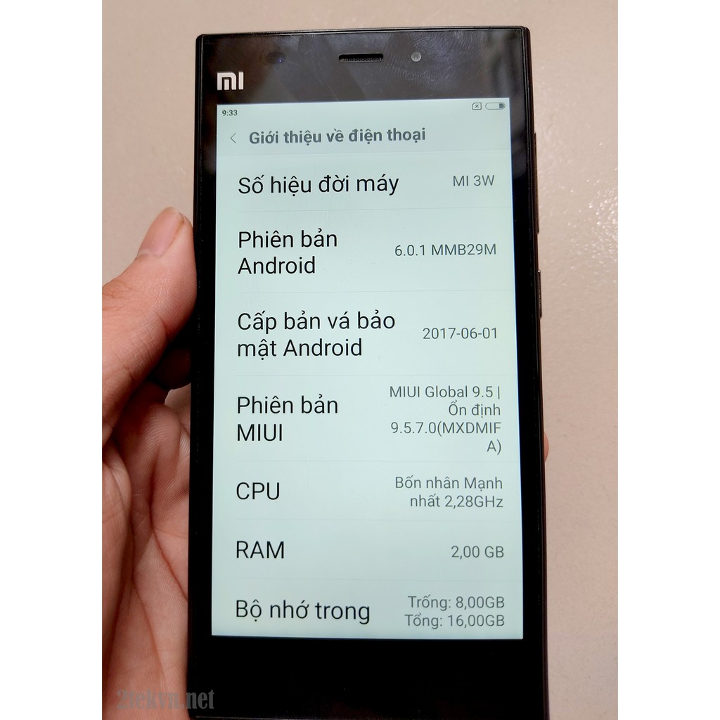 [GIÁ SỐC]Điện Thoại Xiaomi 3W Cảm Ứng 5inch Ram 2G Bộ Nhớ 16G Androi 6.0.1 Tải Game Ứng Dụng Thoải Mái