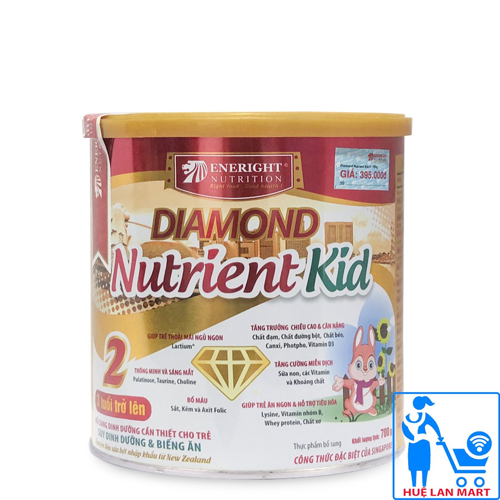 [CHÍNH HÃNG] Sữa Bột DIAMOND Nutrient Kid 2 - Hộp 700g (Bổ sung dinh dưỡng cần thiết cho trẻ SUY DINH DƯỠNG & BIẾNG ĂN)