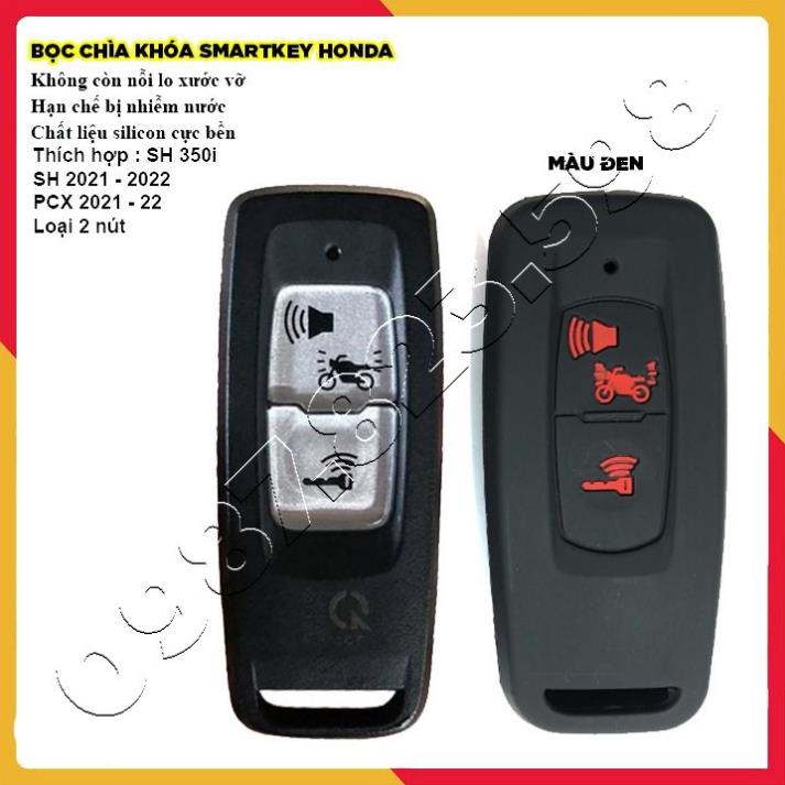 ★ {COMBO} Thảm Lót Chân SH 350i Và Bọc Chìa Khóa Smartkey SH 350 Loại 2 Nút ★