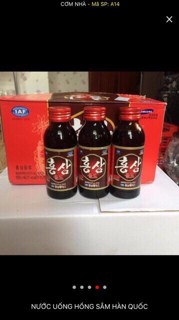 SÂM NƯỚC HÀN QUỐC (hộp 10 chai x100ml) | BigBuy360 - bigbuy360.vn