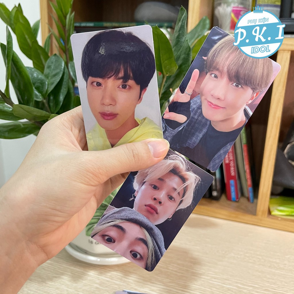 Bộ Ảnh Thẻ Card Lomo Cứng Nhóm BTS SELFIES - FULL 7 THÀNH VIÊN + 2 CARD FULL NHÓM