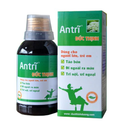 AnTri  Đức Thịnh hỗ trợ điều trị trĩ nội, trĩ ngoại và hỗ trợ ngăn ngừa táo bón (Chai 125ml)
