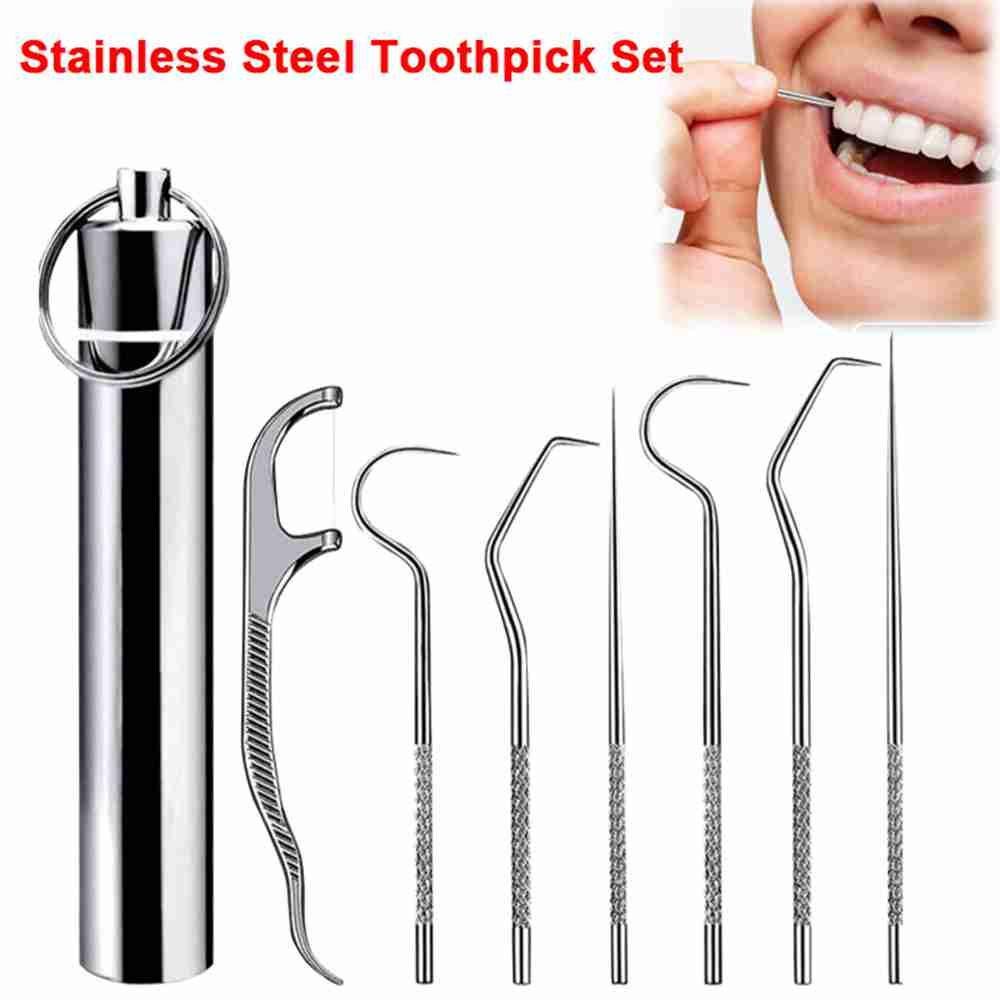 Dụng Cụ Móc Inox Làm Sạch Răng Miệng SOFTNESS