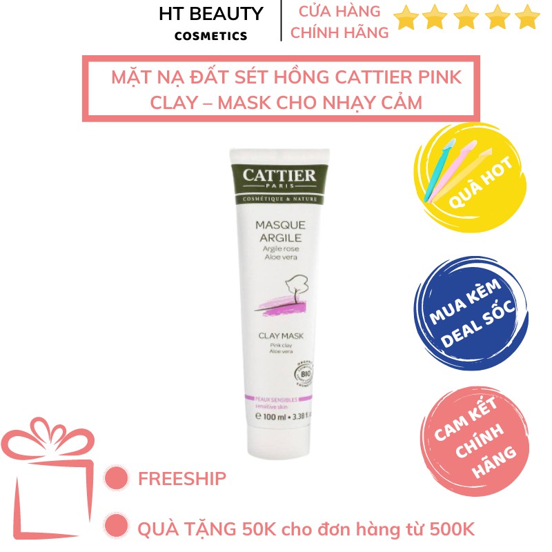Mặt nạ đất sét Cattier.