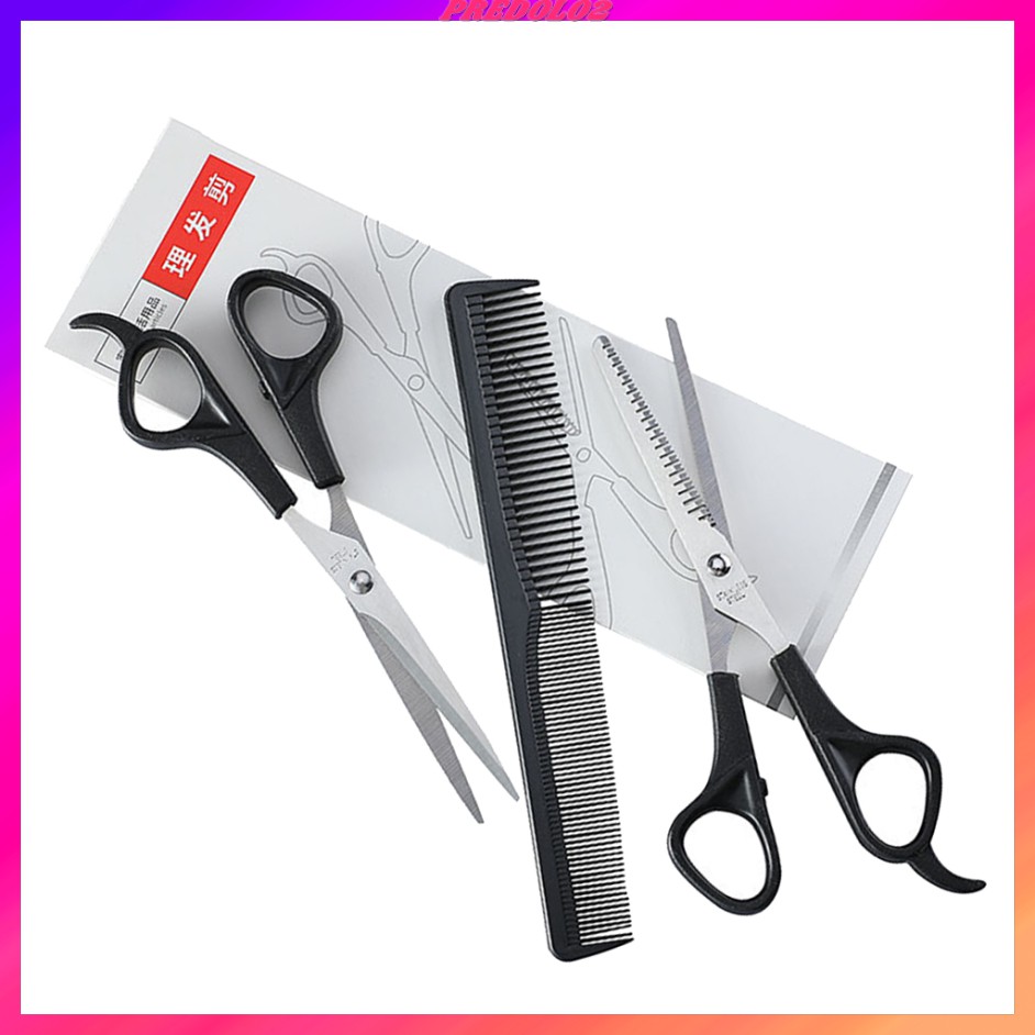 Bộ 2 Kéo Cắt Tóc Kèm Lược Chuyên Dụng Cho Salon Làm Đẹp
