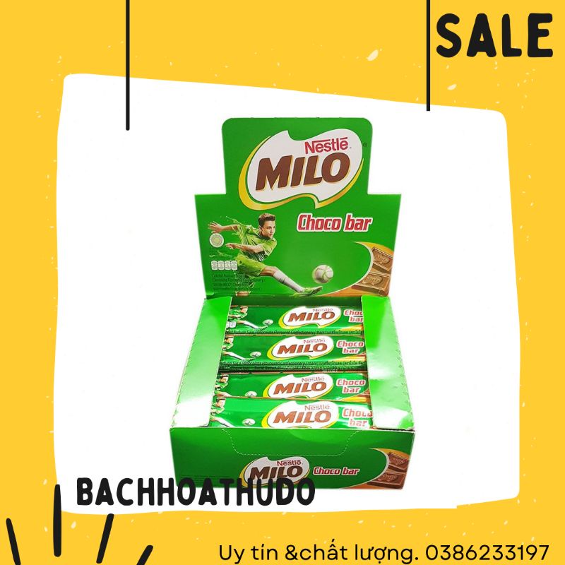 Milo choco bar hộp 24thanh _(24thanh ×30g)