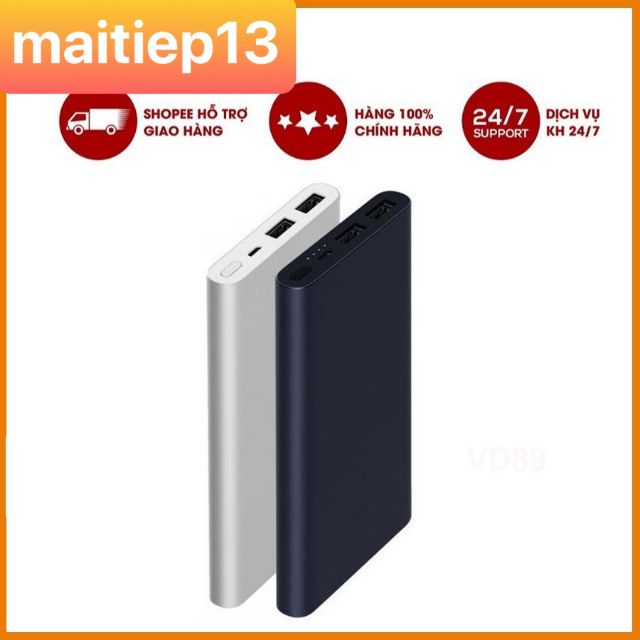 SẠC DỰ PHÒNG XIAOMI GEN2 10000 Mah CHÍNH HÃNG DJW