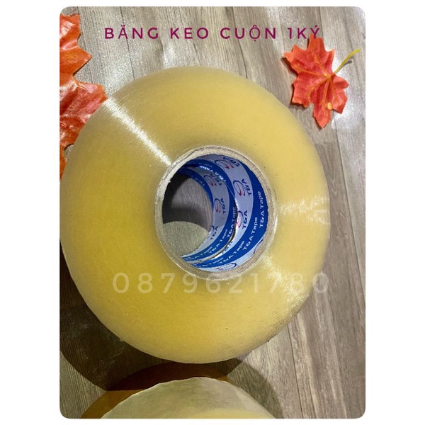 BĂNG KEO  CUỘN 500YARD CUỘN 1 KY LÕI 5MM