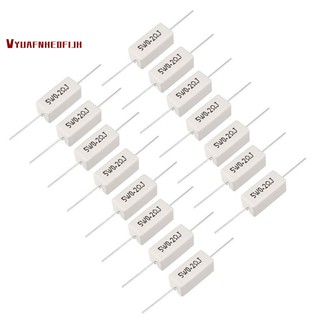 15 điện trở bằng sứ màu trắng 5W 0.2 Ohm