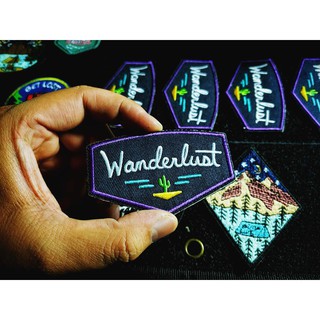 Patch dán outdoor logo WANDERLUST