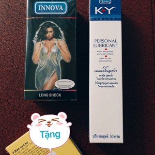 Combo bcs Innova và Gel Ky tặng hộp bcs VIP 3 cái