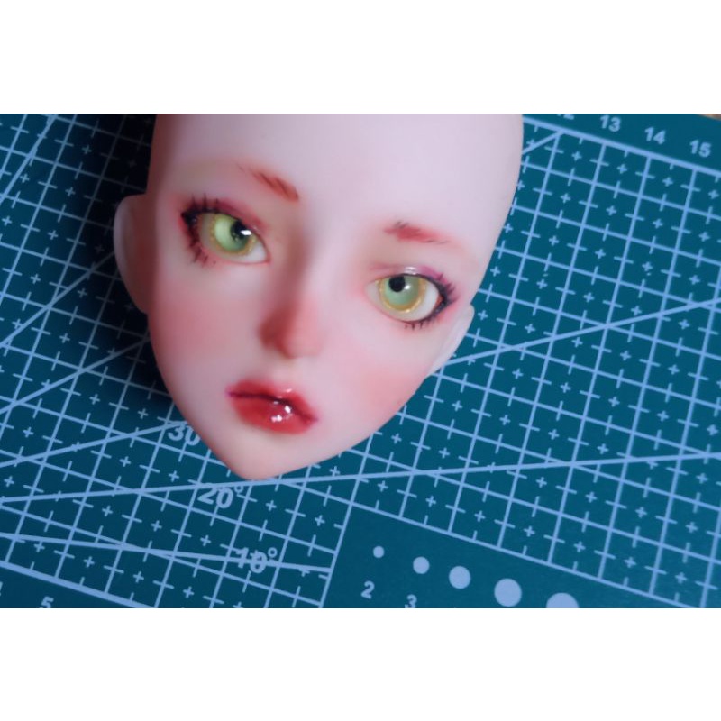 Đầu búp bê công chúa 60cm đã face up.