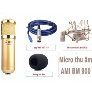 Mic thu âm ami bm900 karaoke online