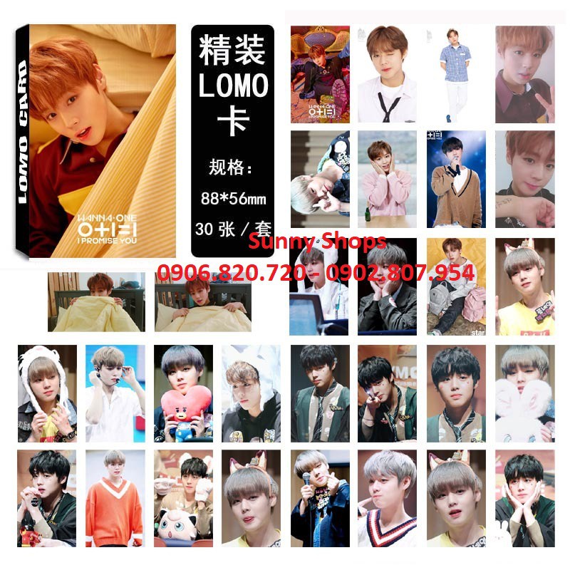  Lomocard hình Wanna One và các thành viên Daniel, Jihoon, Guanlin