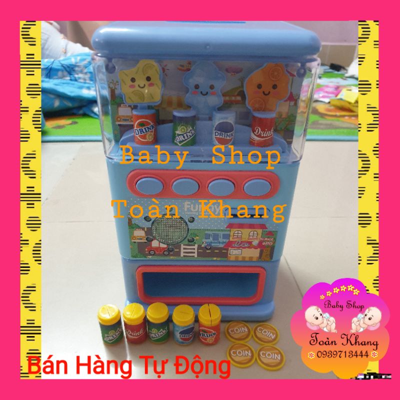 ĐỒ CHƠI MÁY BÁN NƯỚC TỰ ĐỘNG DÙNG PIN CHO BÉ