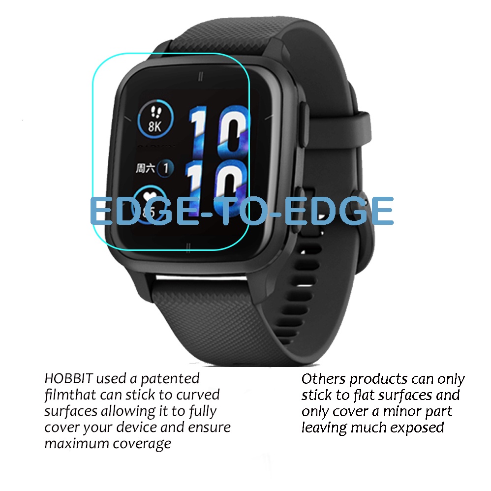 YIFILM Set 3 Kính Cường Lực Cao Cấp Bảo Vệ Màn Hình Đồng Hồ Garmin Venu Sq 2