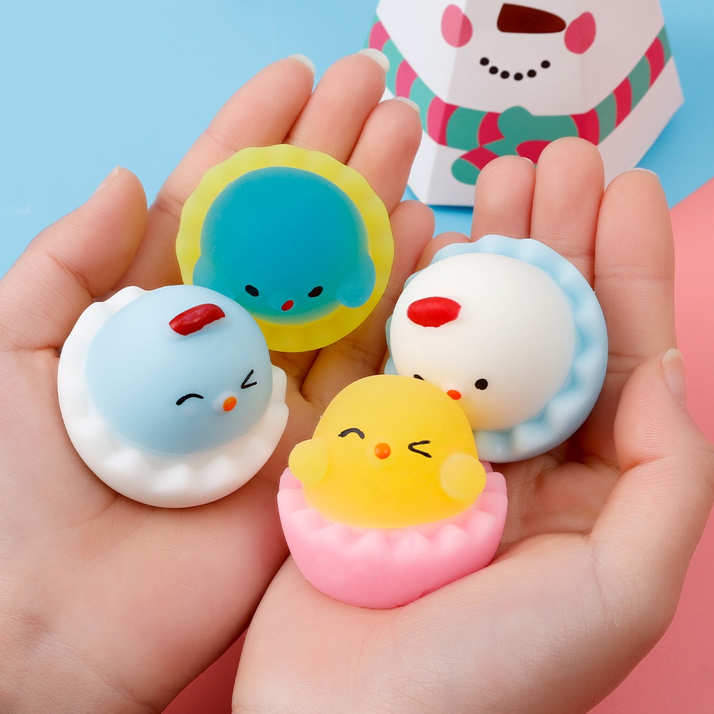[Mới] [Màu Sắc Ngẫu Nhiên] Đồ Chơi Xếp Hình Trứng Phục Sinh Bóp Để Giảm Căng Thẳng
