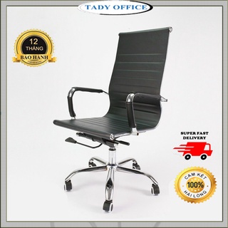 Ghế văn phòng, ghế làm việc da chân xoay lưng cao XDC01