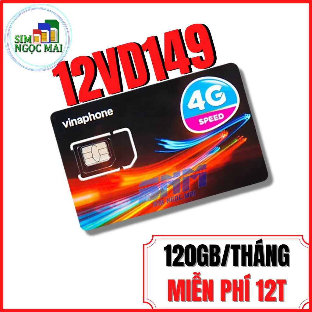 SIM 4G VINAPHONE TRỌN GÓI 1 NĂM KHÔNG NẠP TIỀN U1500 , 12VD149 , 12VD89 , D500T - 500GB/THÁNG - SIM NGỌC MAI