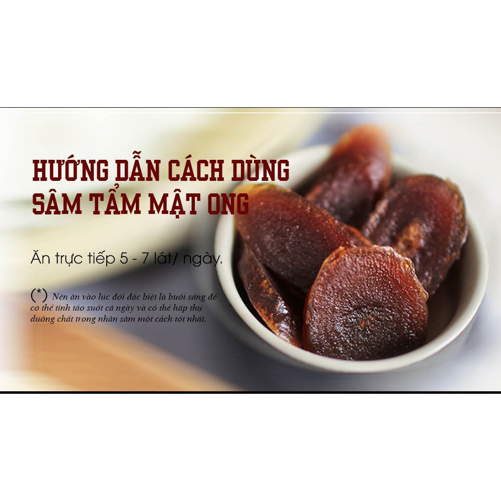 [DUY NHẤT HÔM NAY] [SALE LỚN]  Hồng sâm lát tẩm mật ong Korean Red Ginseng HÀN QUỐC