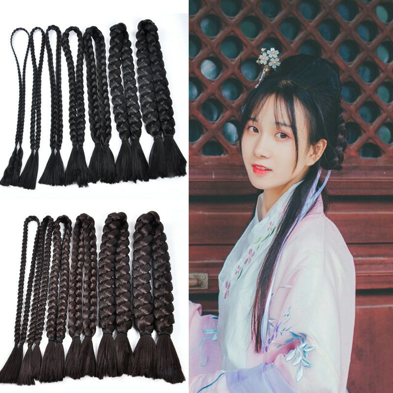 1-Búi Tóc Giả Cài Đầu Hóa Trang Cổ TRANG Các Loại