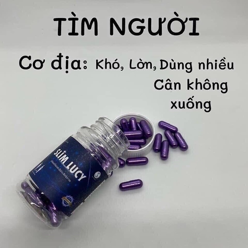 Giảm Cân Siêu Mạnh Slim Lucy Hộp 40V [ Chính Hẵng ]