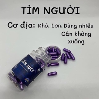 [Bạn mới nhập COSHBM -50% đơn 0Đ] Giảm Cân Siêu Mạnh Slim Lucy hộp 40v [ Chính Hẵng ]