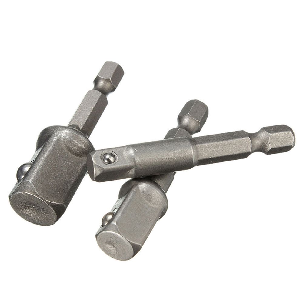 BITS Bộ 3 Đầu Nối Mũi Khoan 1 / 4 &quot;3 / 8&quot; 1 / 2 &quot;