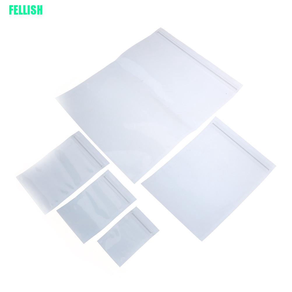 Bộ 10 Túi Zip Mờ Chống Tĩnh Điện Có Khóa Kéo