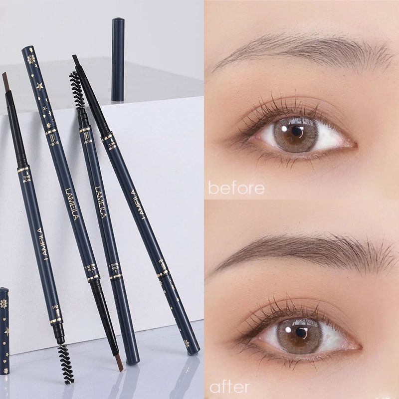 Bút Chì Kẻ Lông Mày Siêu Mịn Tự Nhiên Lâu Trôi Và Không Phai Màu Chống Thấm Nước