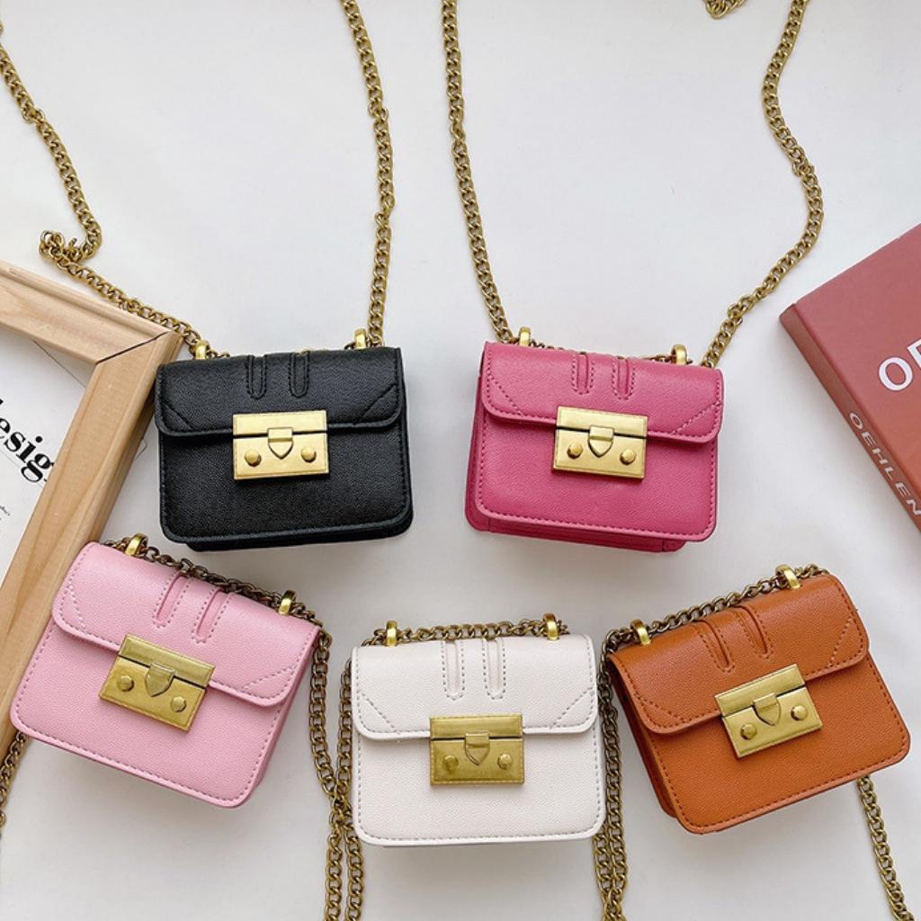 Túi xách nữ, Túi đeo chéo nữ mini khoá bấm cao cấp nhiều mẫu cute đẹp xinh TX27429 BT Fashion Boutique