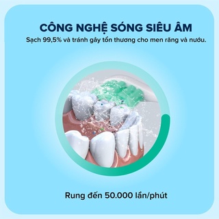 Bàn chải điện sonic pro 5 chế độ bản nâng cấp - ảnh sản phẩm 9