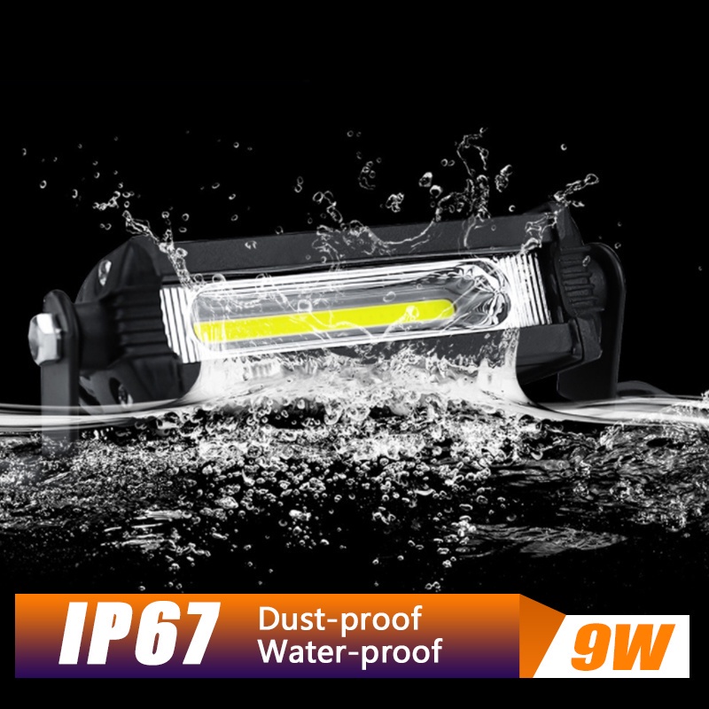 Đèn pha phá sương mù SEAMETAL LED COB 12V 4inch chiếu sáng an toàn khi lái xe cho xe tải xe máy xe tay ga xe địa hình